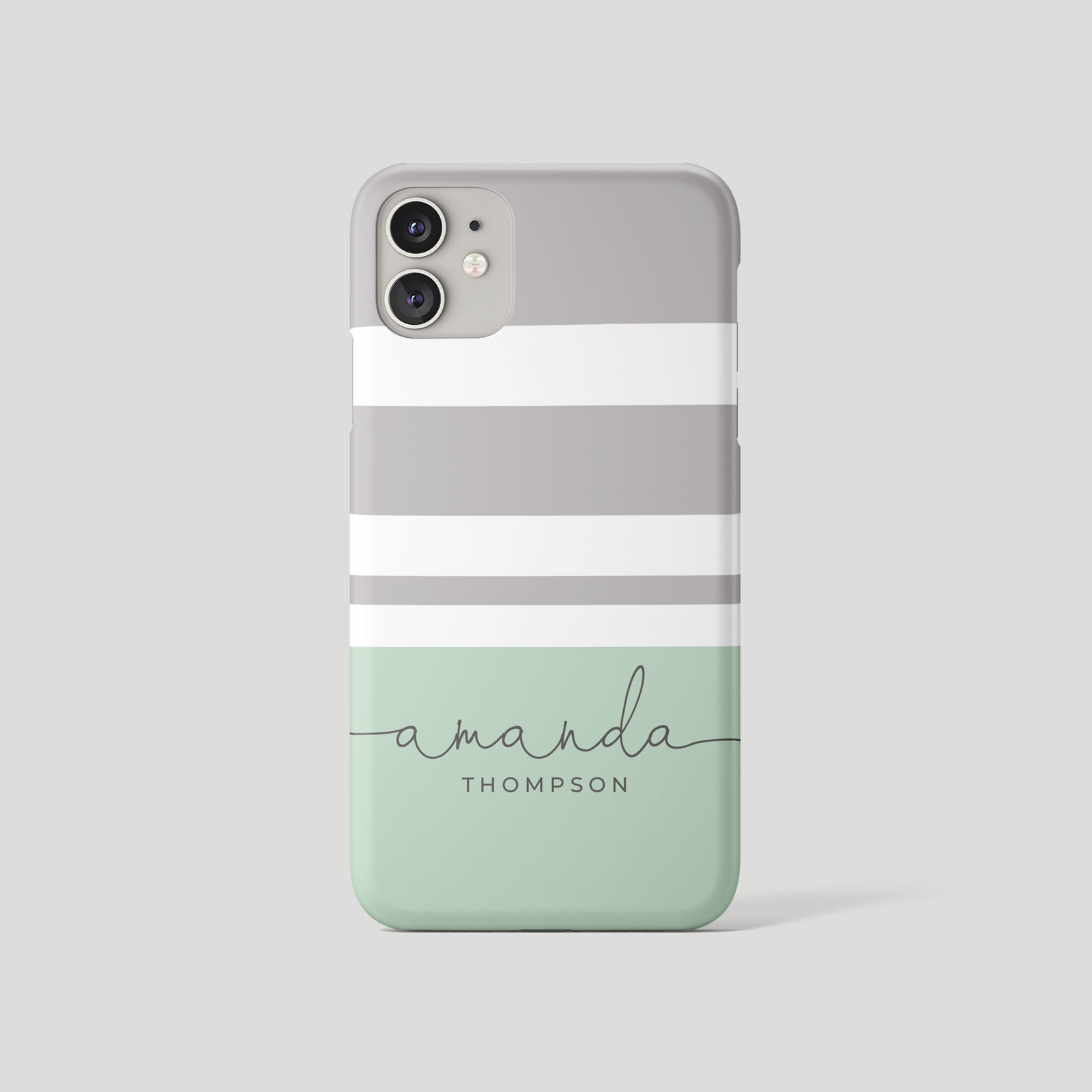 Tirita Personalised Phone Case for iPhone 16 15 14 13 12 Striped Stripes Pastel - Picture 17 of 26