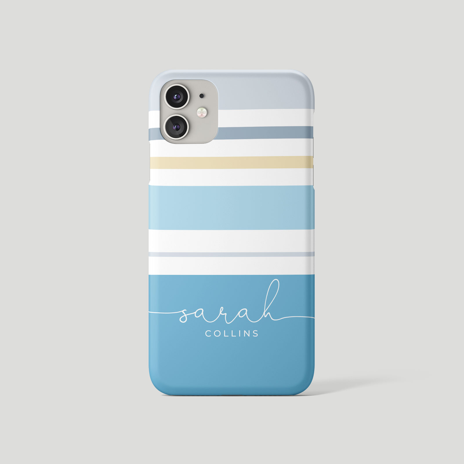 Tirita Personalised Phone Case for iPhone 16 15 14 13 12 Striped Stripes Pastel - Picture 20 of 26
