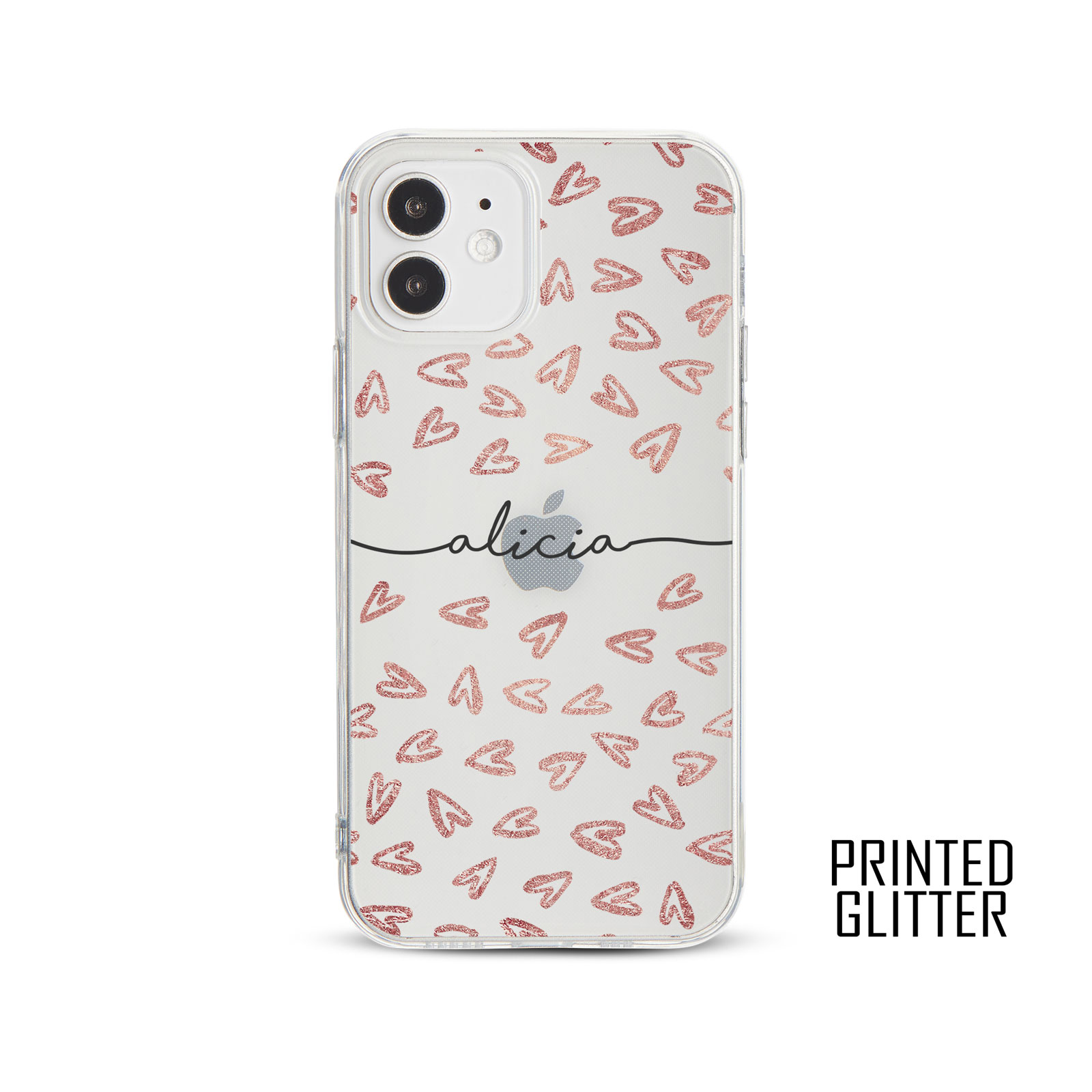 Tirita Personalised Phone Cas Shockproof Soft for iPhone 12 8 SE 11 Holographic - Picture 7 of 42