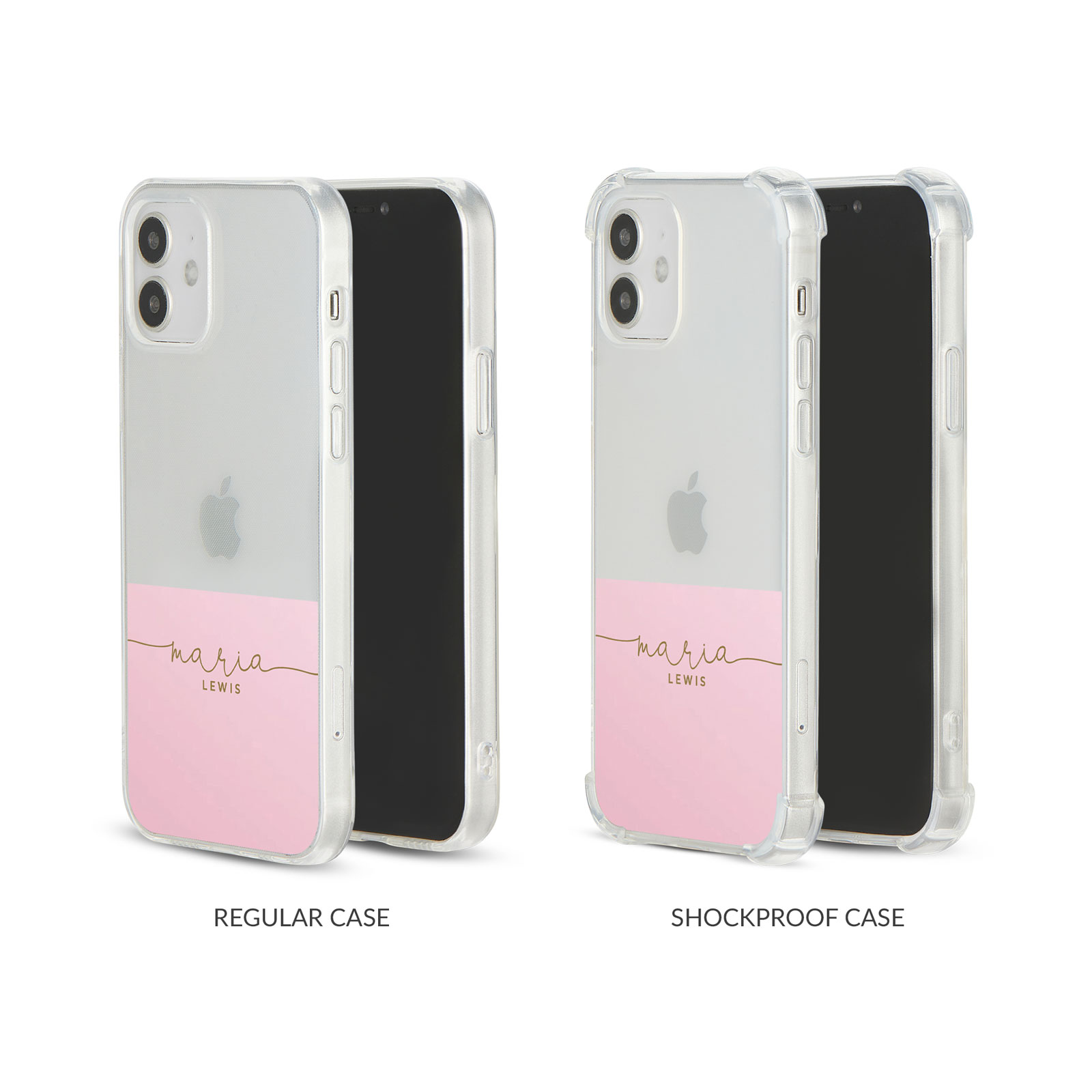 Tirita Personalised Phone Cas Shockproof Soft for iPhone 12 8 SE 11 Holographic - Picture 13 of 42