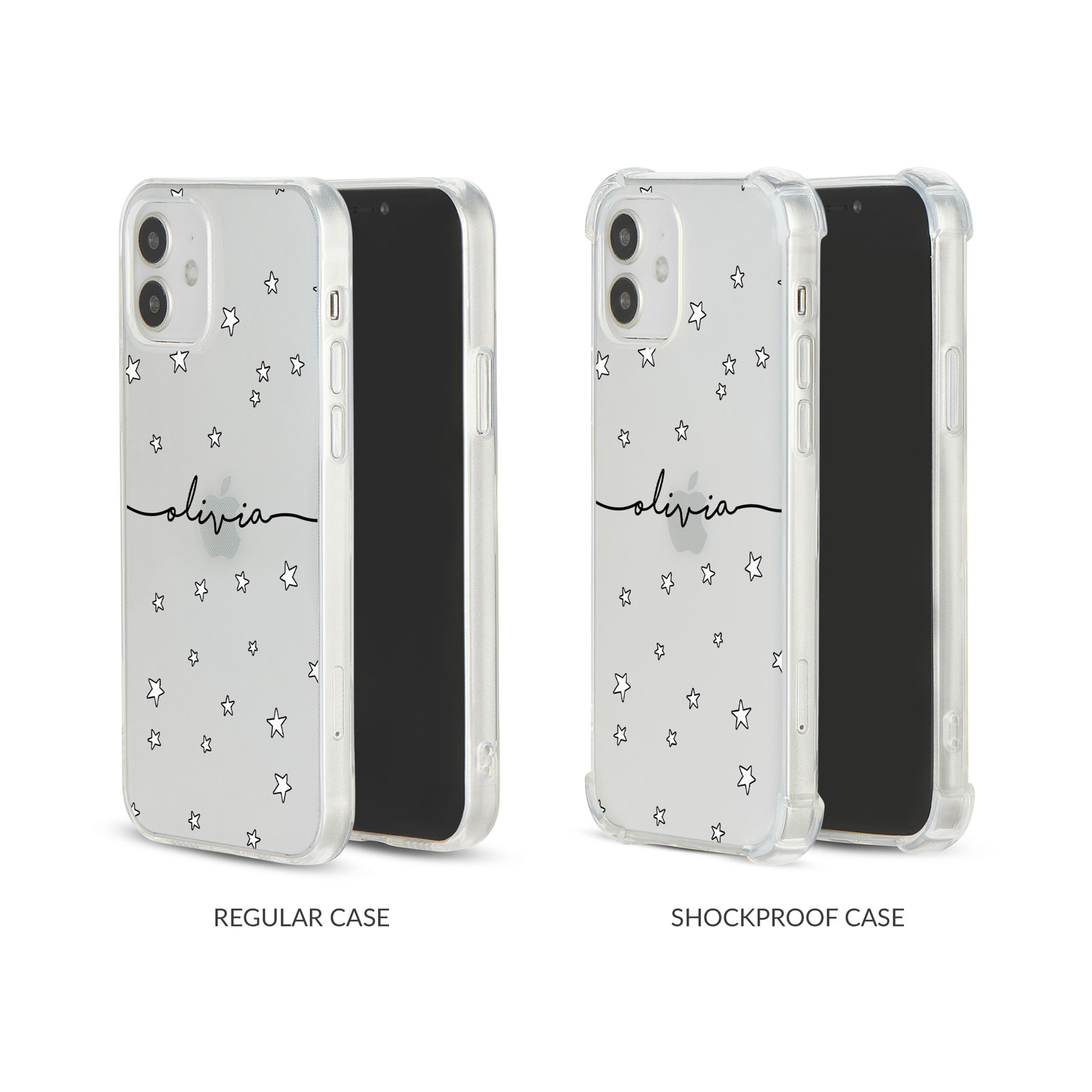 Tirita Personalised Phone Cas Shockproof Soft for iPhone 12 8 SE 11 Holographic - Picture 23 of 42