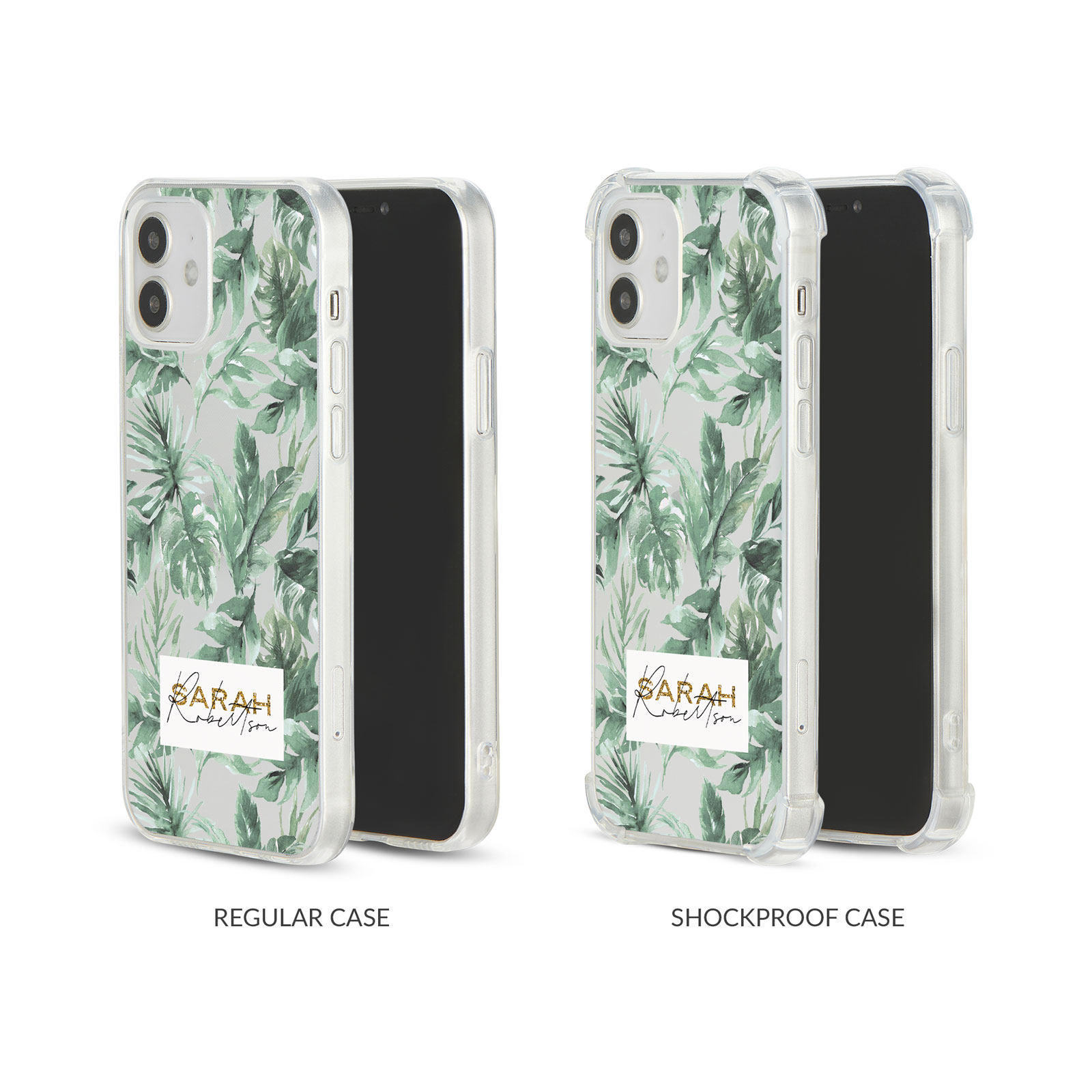 Tirita Personalised Phone Cas Shockproof Soft for iPhone 12 8 SE 11 Holographic - Picture 28 of 42