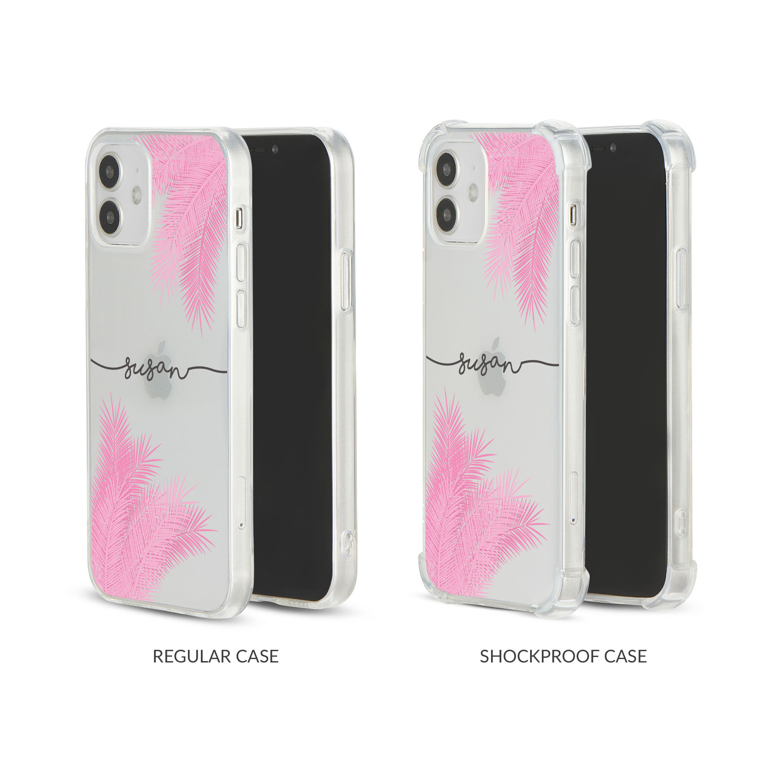 Tirita Personalised Phone Cas Shockproof Soft for iPhone 12 8 SE 11 Holographic - Picture 38 of 42