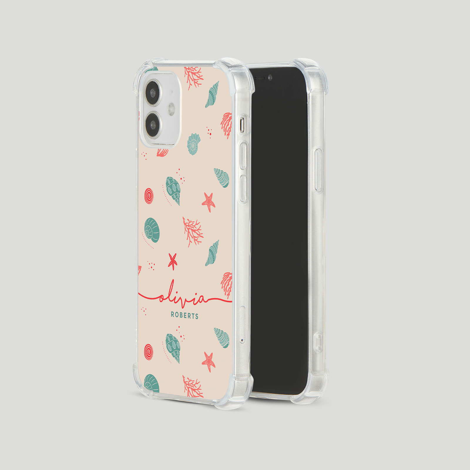 Tirita Personalised Phone Case Shockproof for iPhone 15 14 13 12 Tropical Vibes - Picture 11 of 34