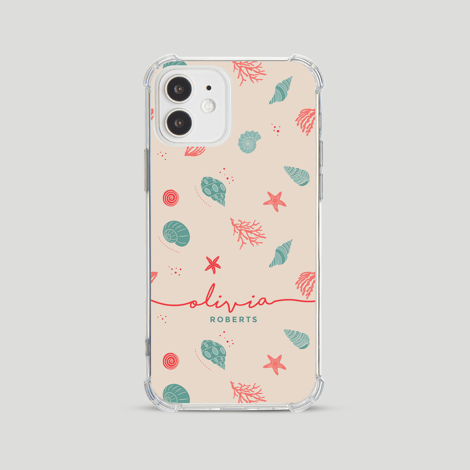 Tirita Personalised Phone Case Shockproof for iPhone 15 14 13 12 Tropical Vibes - Picture 10 of 34