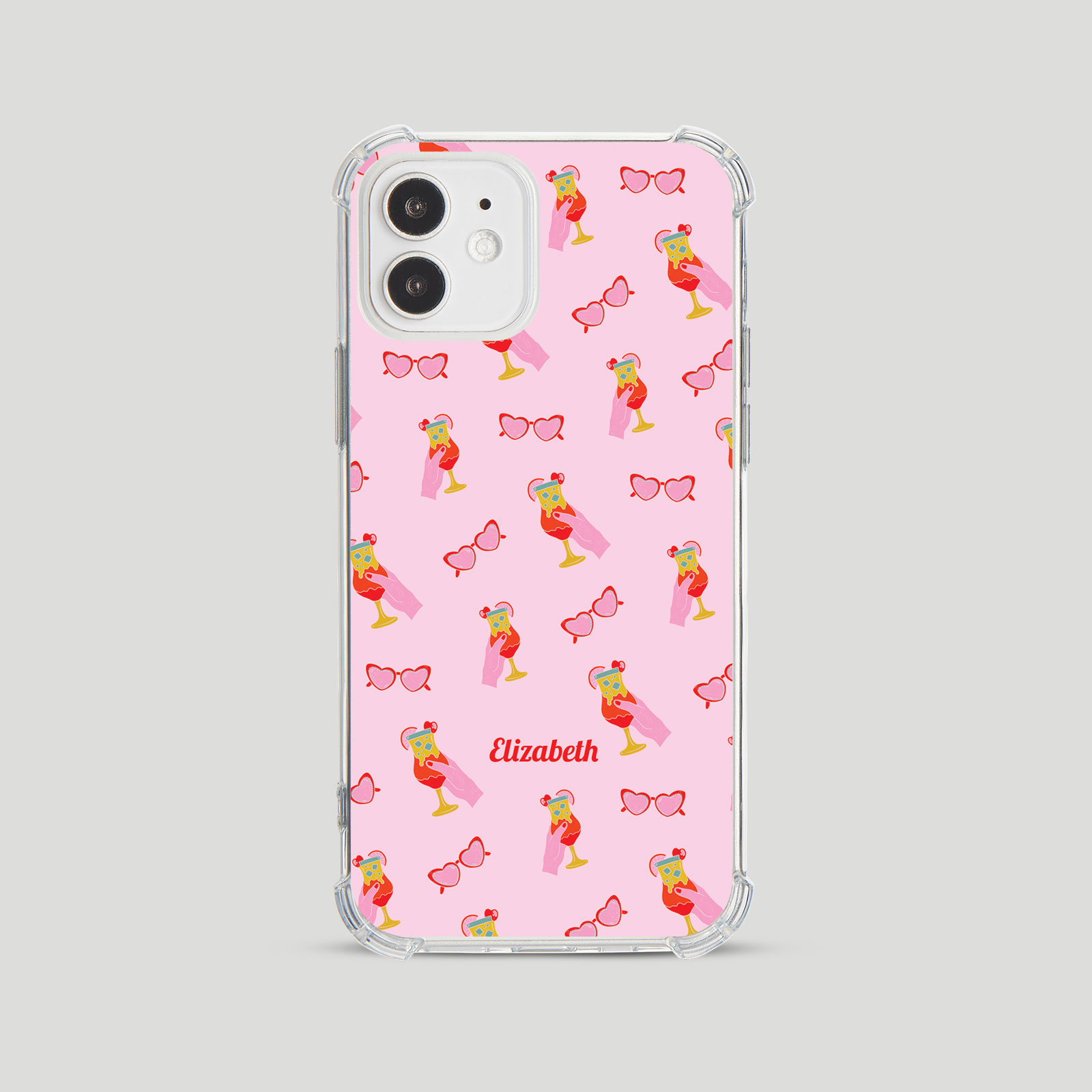 Tirita Personalised Phone Case Shockproof for iPhone 15 14 13 12 Tropical Vibes - Picture 18 of 34