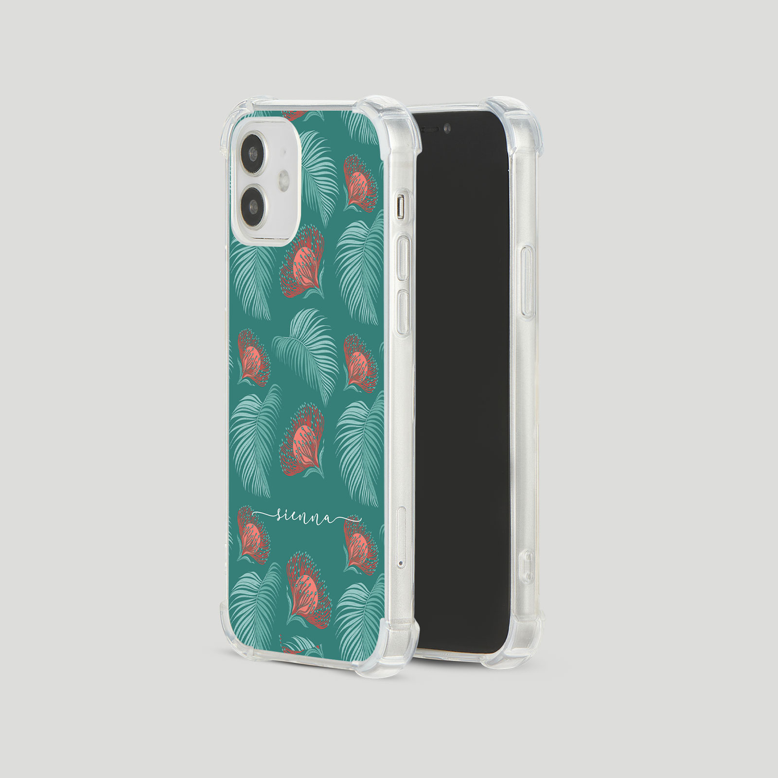 Tirita Personalised Phone Case Shockproof for iPhone 15 14 13 12 Tropical Vibes - Picture 23 of 34