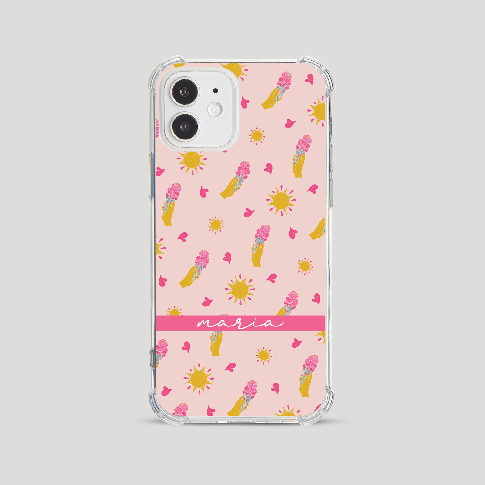 Tirita Personalised Phone Case Shockproof for iPhone 15 14 13 12 Tropical Vibes - Picture 30 of 34