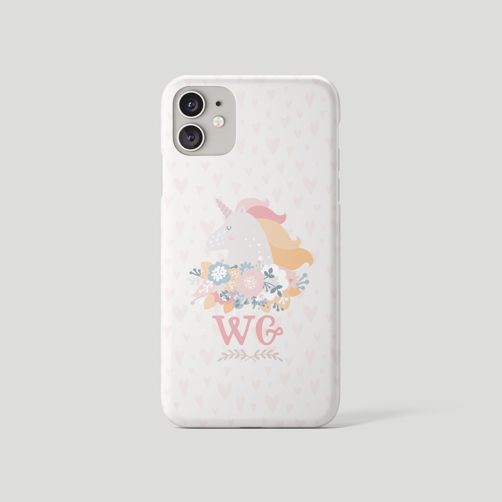Tirita Personalised Phone Case for iPhone 16 15 14 13 12 Unicorns Kawaii Floral - Picture 2 of 18