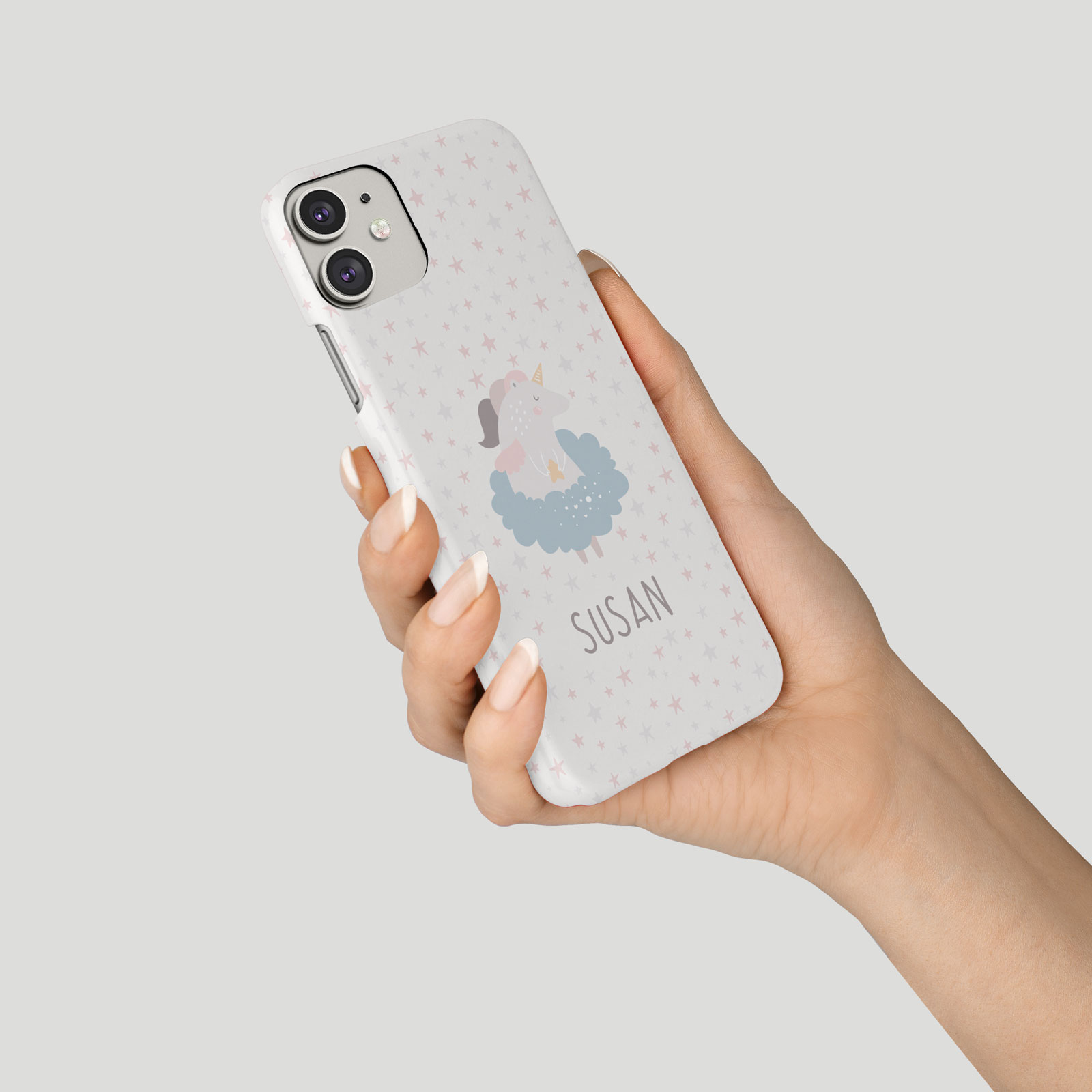 Tirita Personalised Phone Case for iPhone 16 15 14 13 12 Unicorns Kawaii Floral - Picture 9 of 18