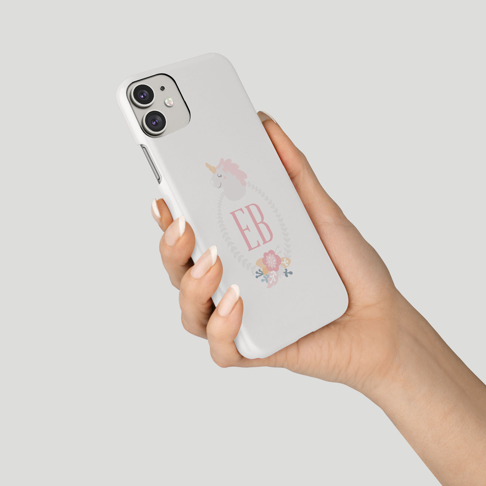 Tirita Personalised Phone Case for iPhone 16 15 14 13 12 Unicorns Kawaii Floral - Picture 13 of 18