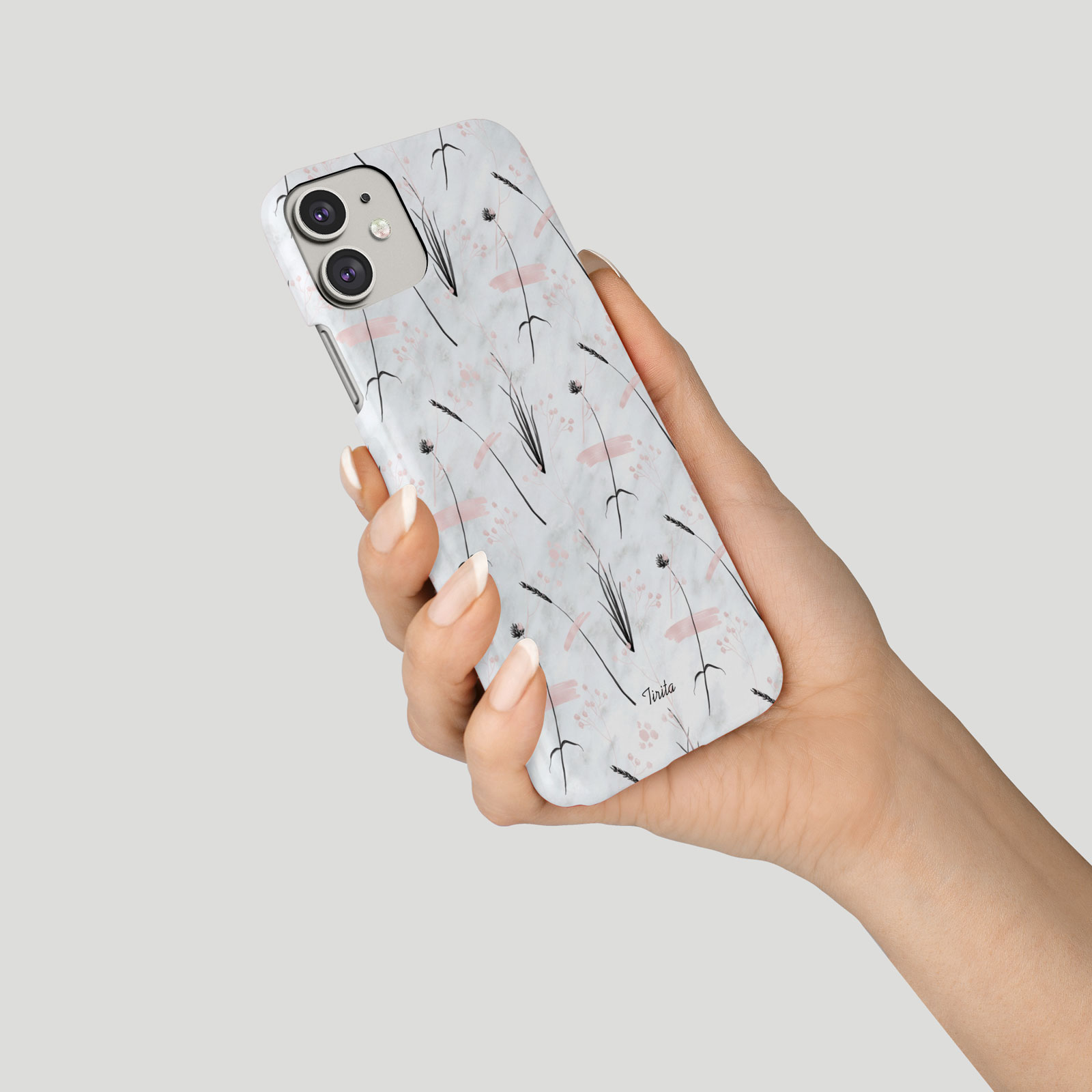 Tirita Phone Case for iPhone 16 15 14 13 12 11 XR Aesthetic Floral Marble Gold - Picture 11 of 18