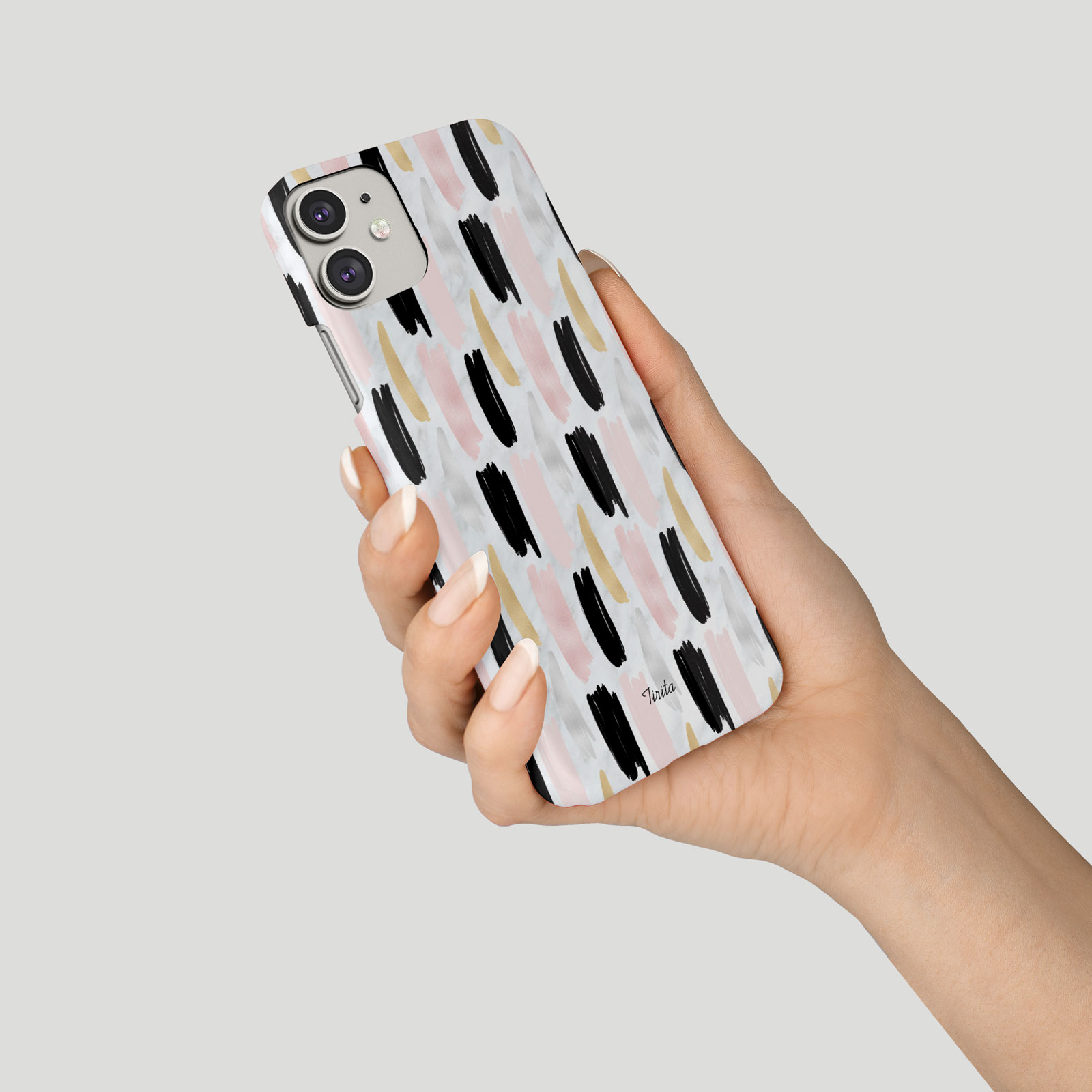 Tirita Phone Case for iPhone 16 15 14 13 12 11 XR Aesthetic Floral Marble Gold - Picture 13 of 18