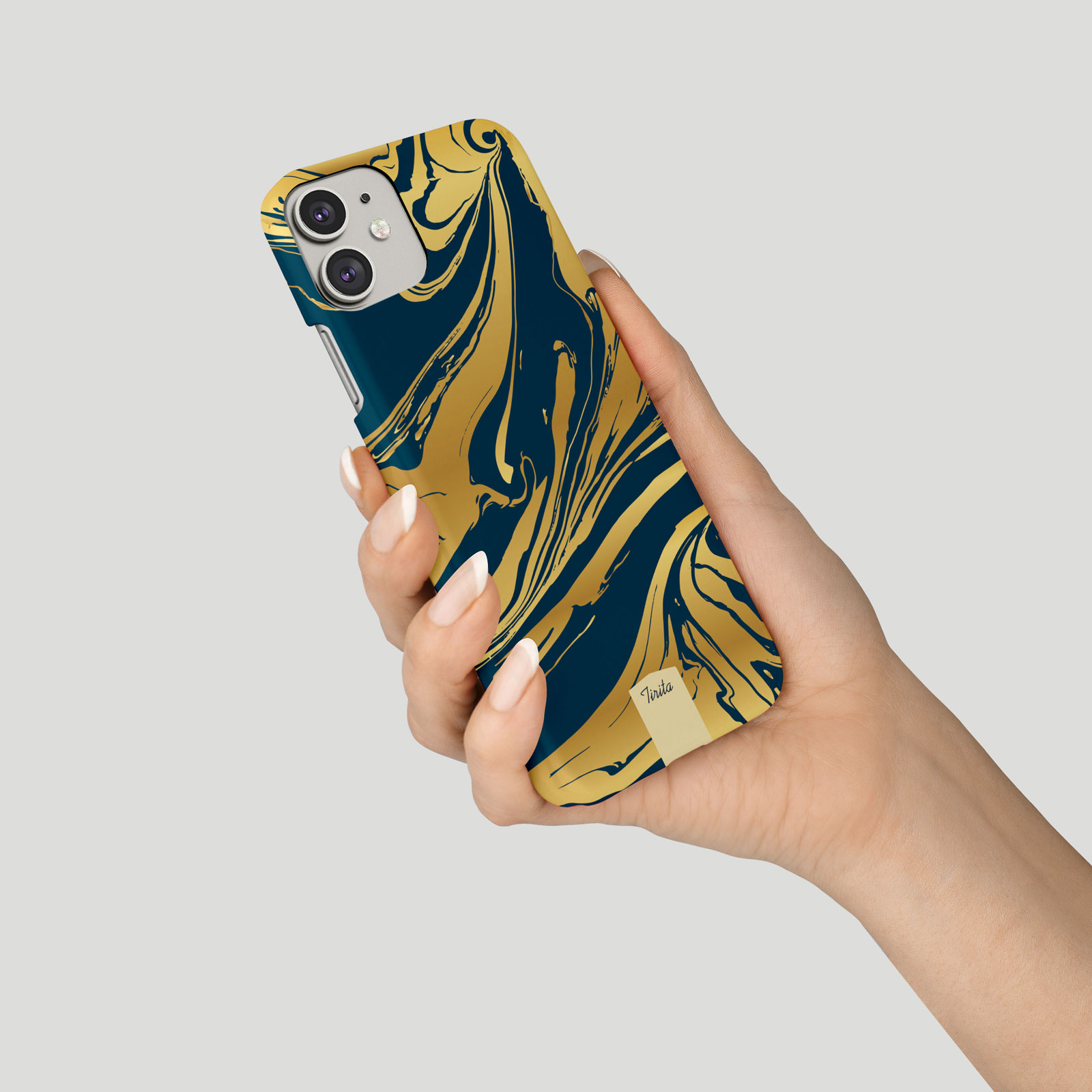 Tirita Phone Case for iPhone 16 15 14 13 11 12 SE X 6S XR Colourful Marble Veins - Picture 7 of 18