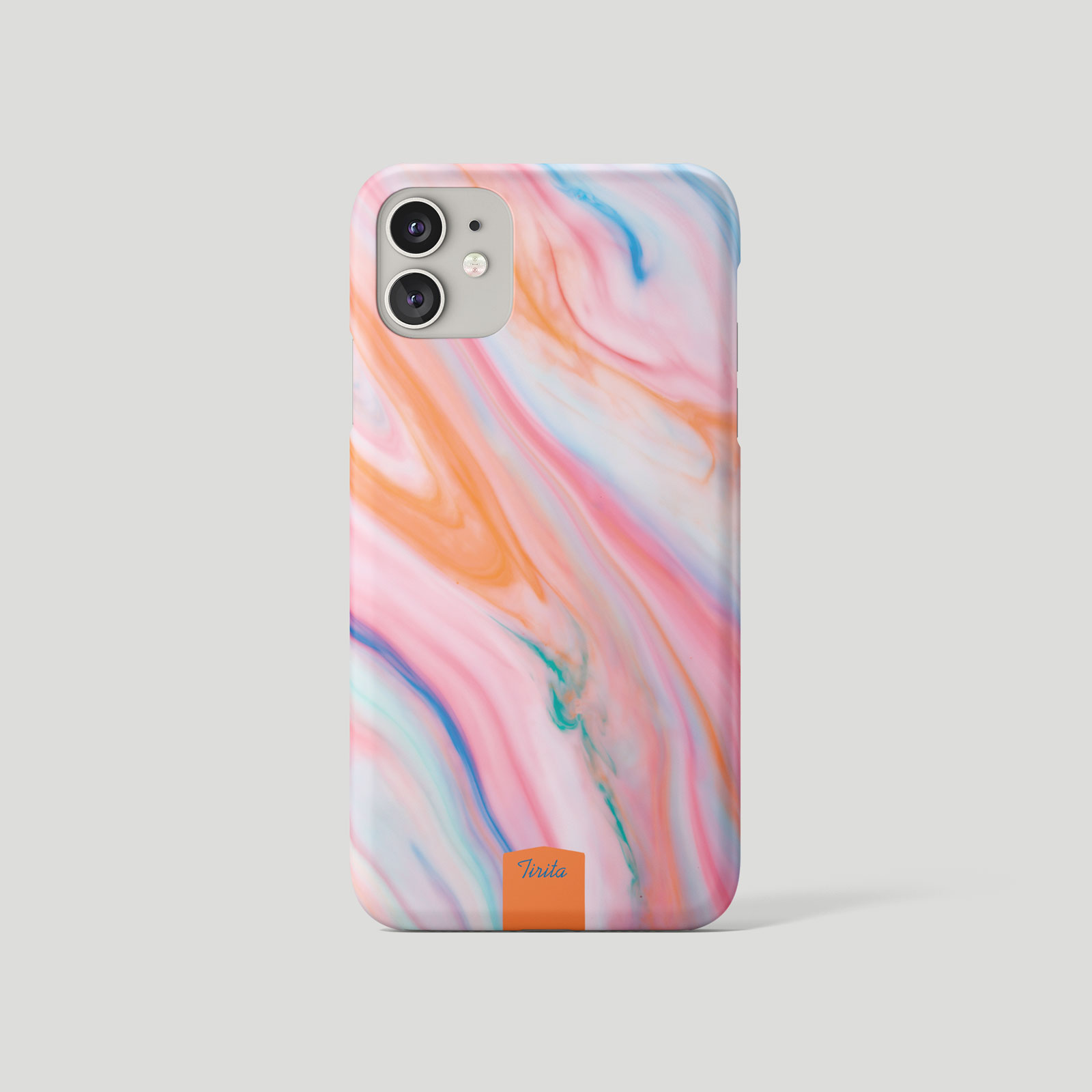 Tirita Phone Case for iPhone 16 15 14 13 11 12 SE X 6S XR Colourful Marble Veins - Picture 8 of 18