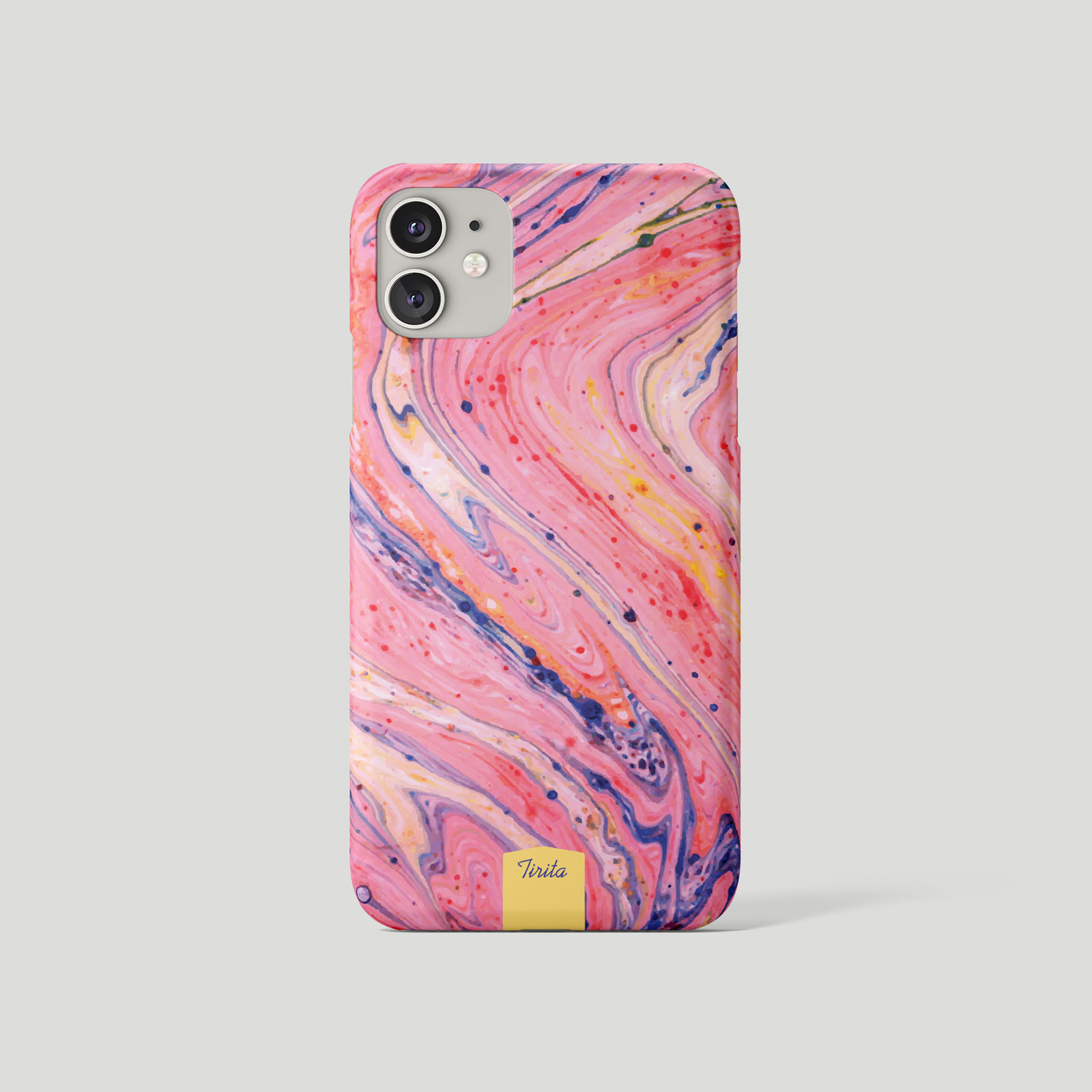 Tirita Phone Case for iPhone 16 15 14 13 11 12 SE X 6S XR Colourful Marble Veins - Picture 10 of 18