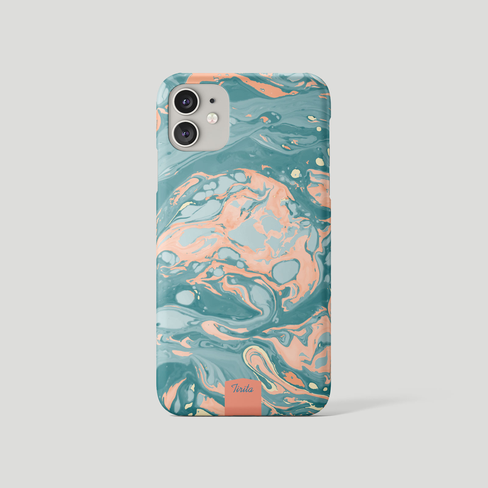 Tirita Phone Case for iPhone 16 15 14 13 11 12 SE X 6S XR Colourful Marble Veins - Picture 16 of 18