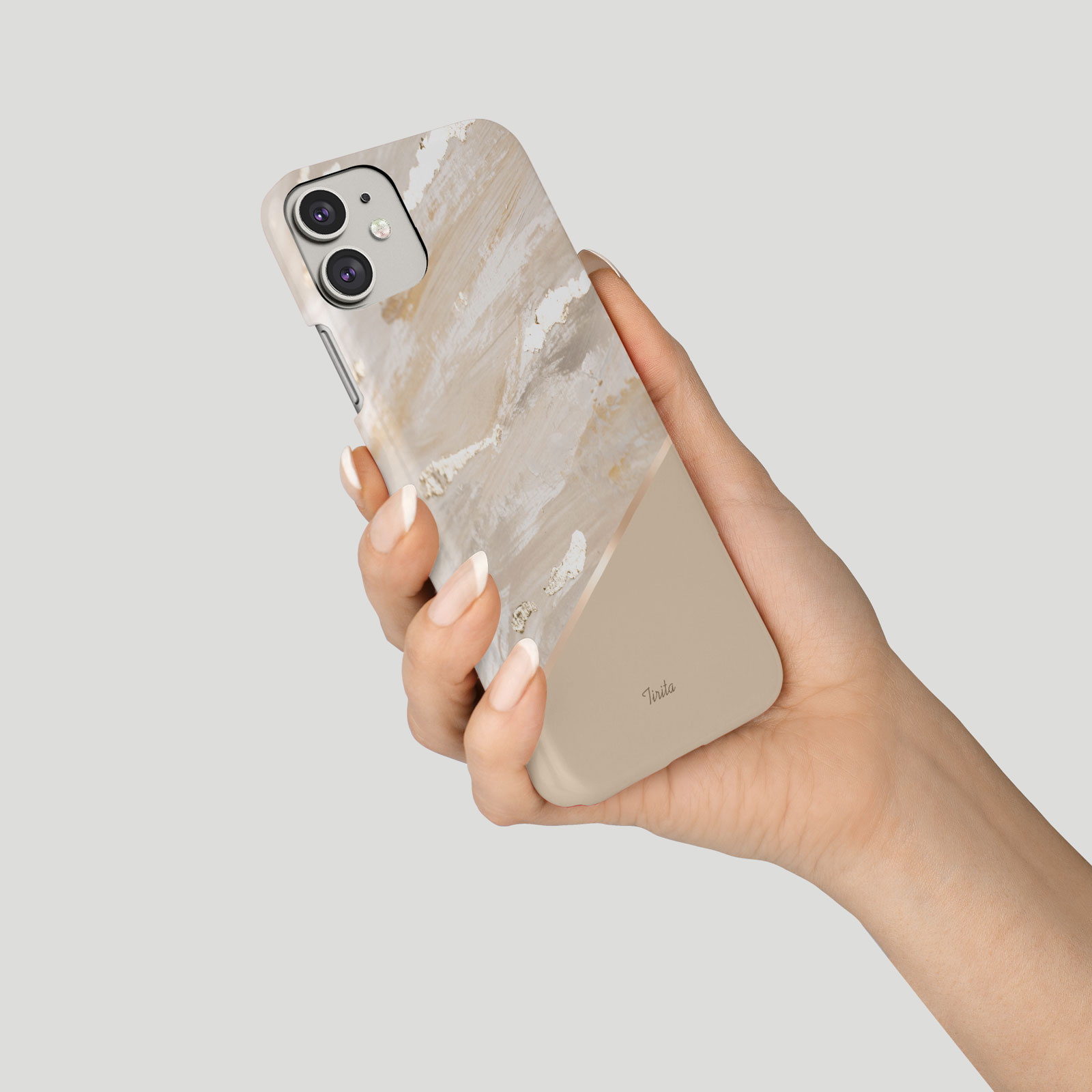 Tirita Phone Case for iPhone 16 15 14 13 11 12 SE XR Rose Gold Foil Stone Marble - Picture 5 of 18