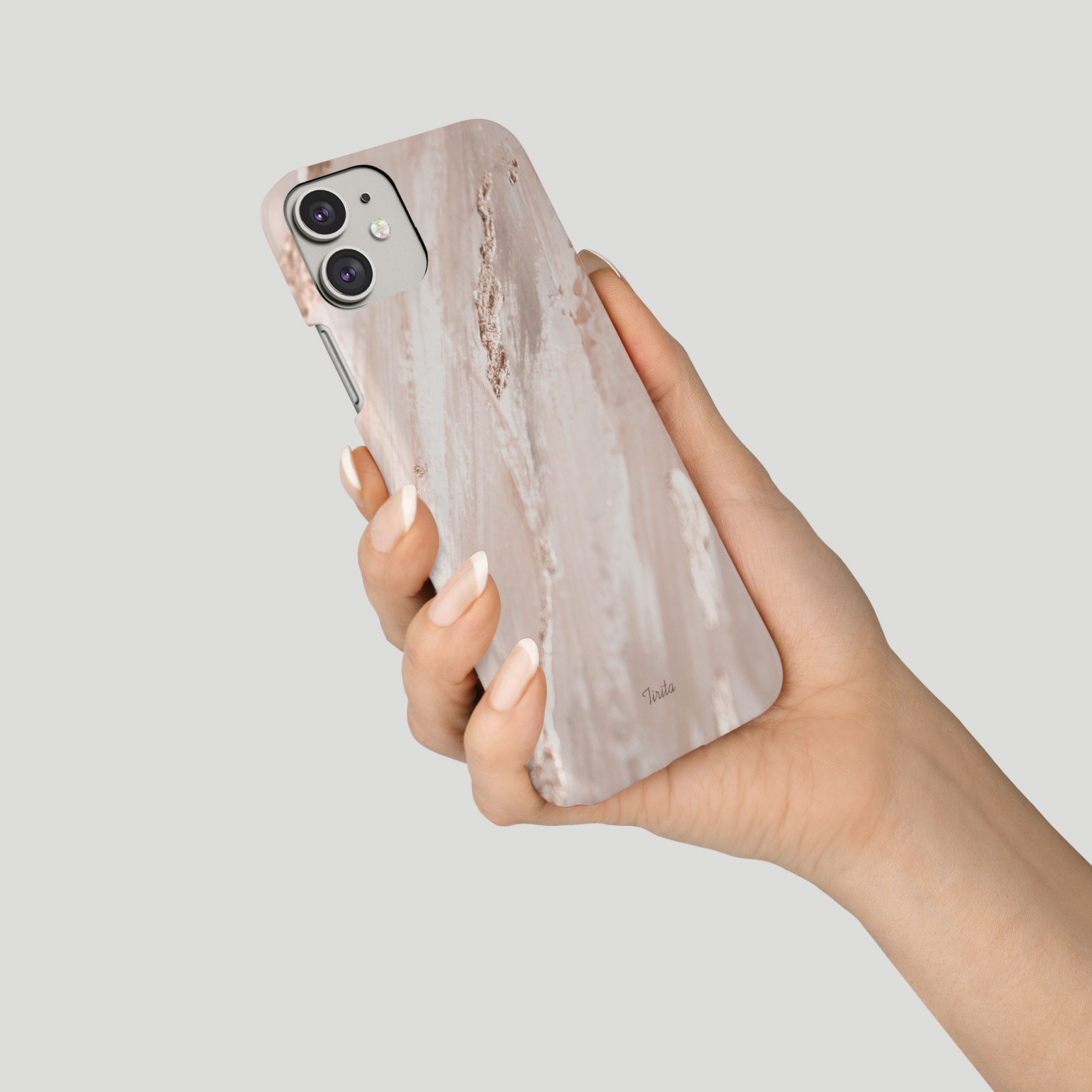 Tirita Phone Case for iPhone 16 15 14 13 11 12 SE XR Rose Gold Foil Stone Marble - Picture 11 of 18