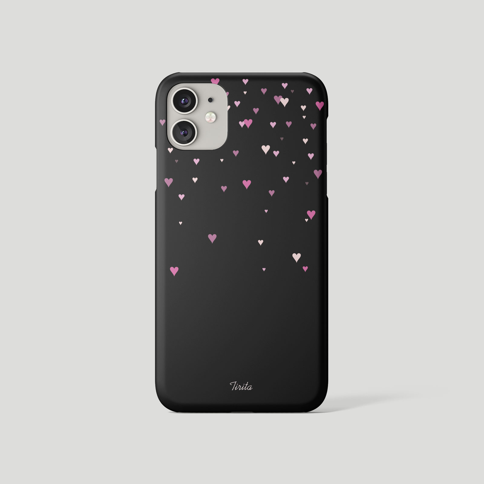 Tirita Phone Case for iPhone 16 15 14 13 12 11 X XR Floating Hearts Marble Gold - Picture 12 of 18