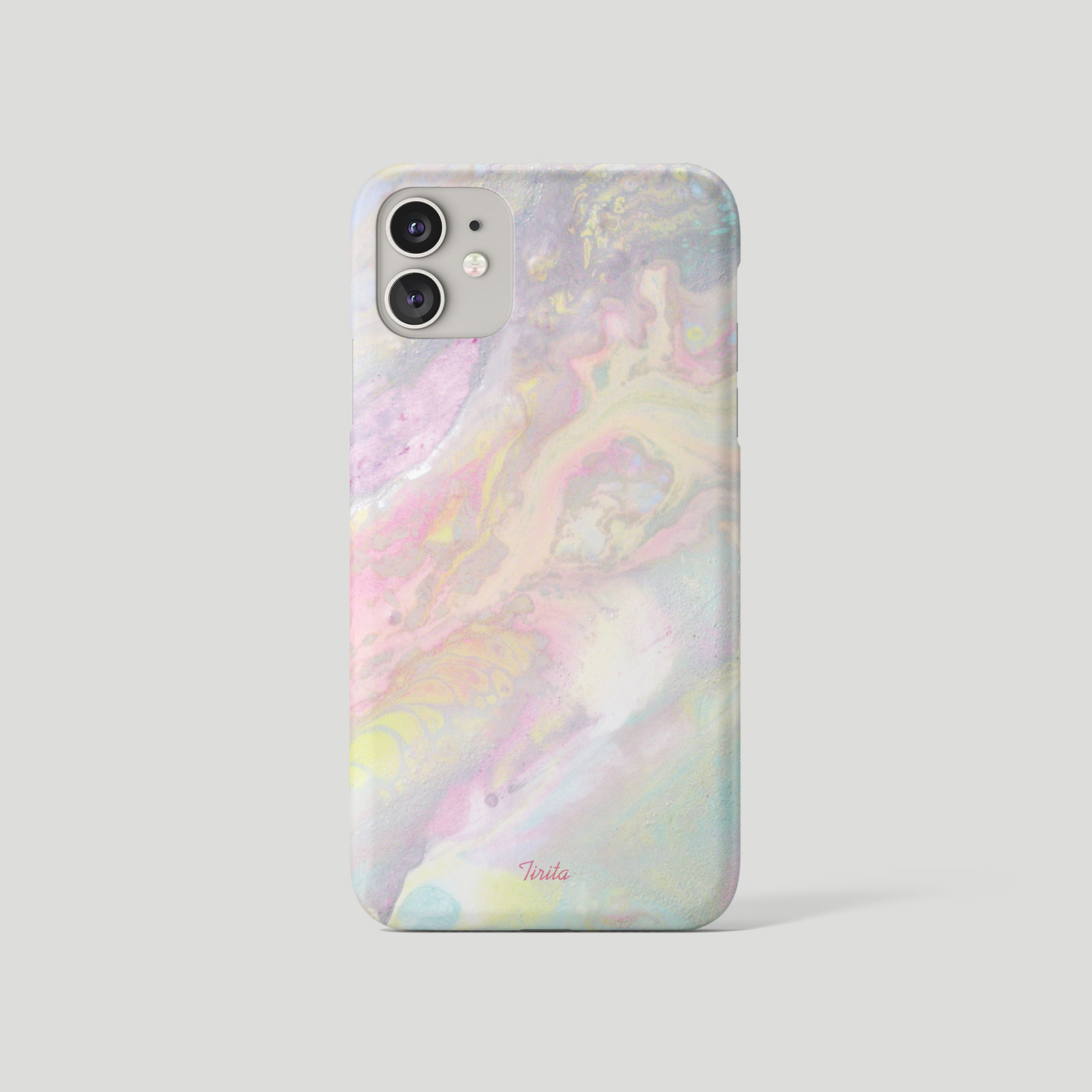 Tirita Phone Case for iPhone 16 15 14 13 11 12 SE X XR Marble Iridescent Colours - Picture 14 of 18