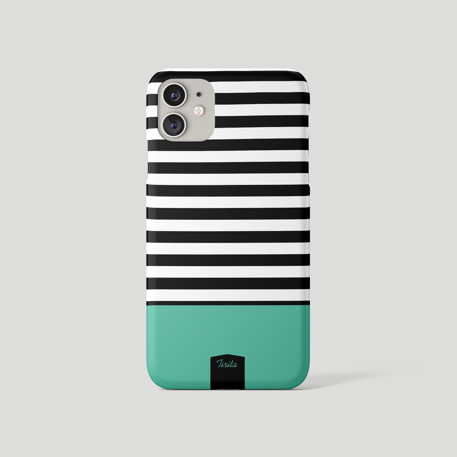 Tirita Phone Case for iPhone 16 15 14 13 11 12 SE XR Seaside Striped Shabby Chic