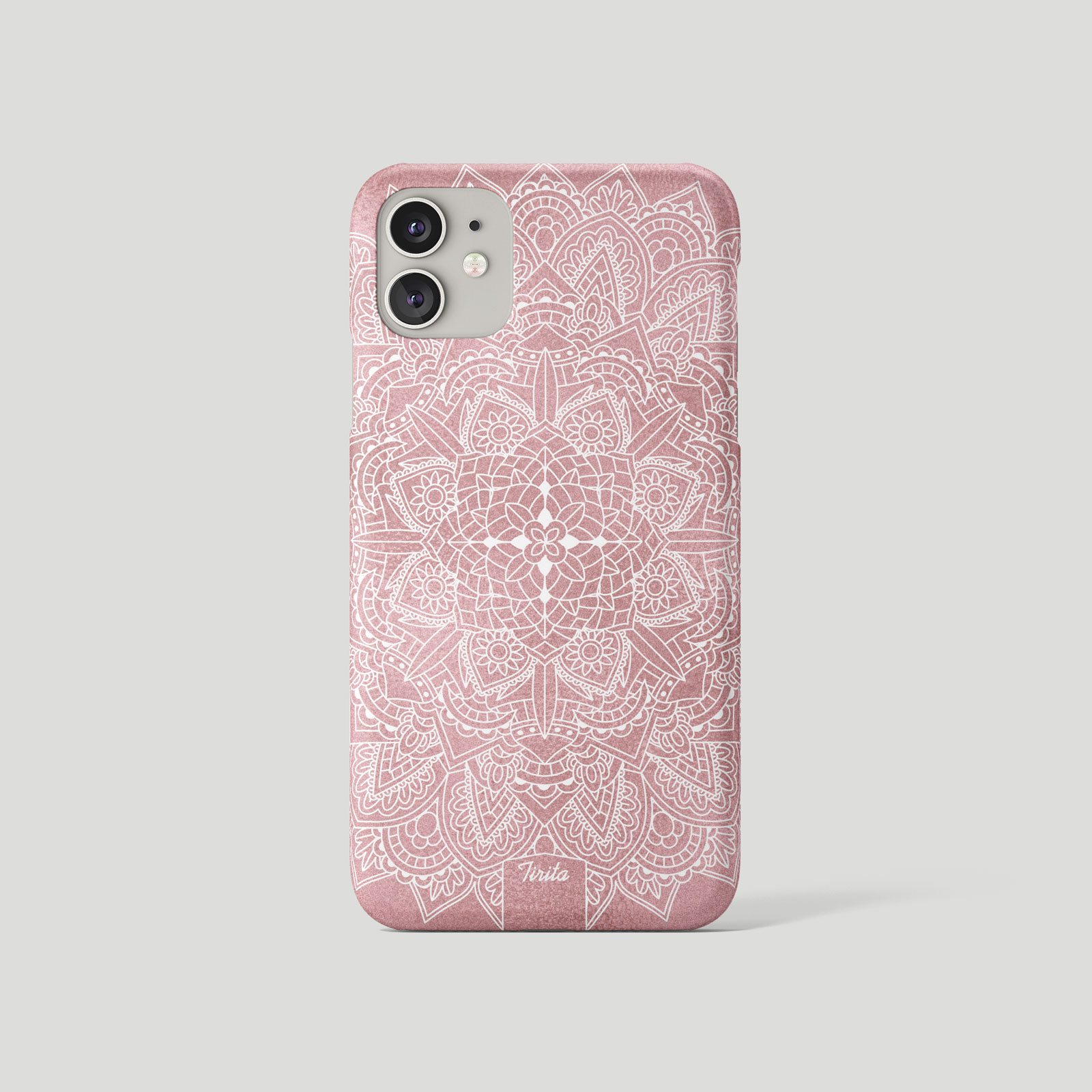 Tirita Phone Case for iPhone 16 15 14 13 11 12 7 SE X 6S XR Gold Mandala Pattern - Picture 2 of 18