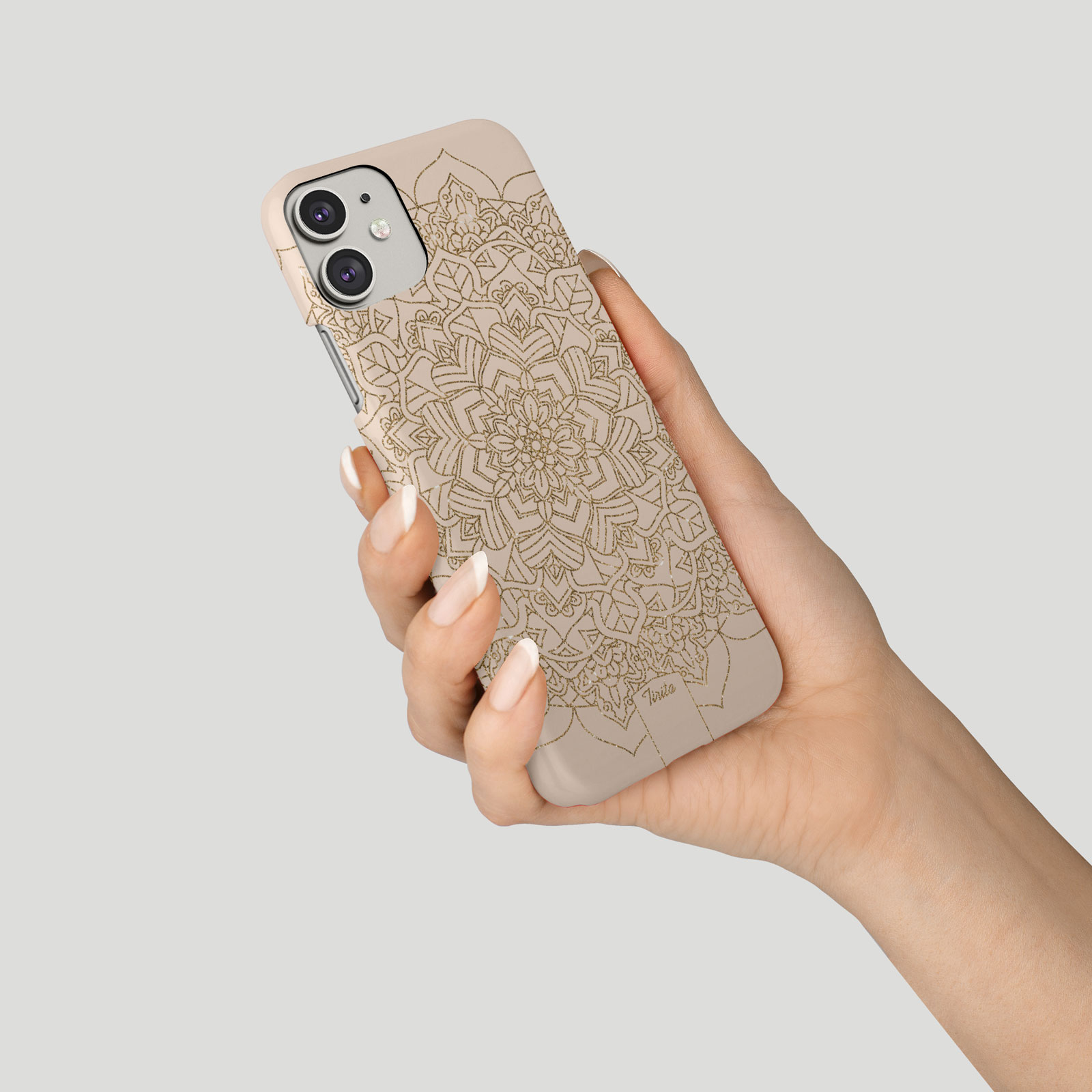Tirita Phone Case for iPhone 16 15 14 13 11 12 7 SE X 6S XR Gold Mandala Pattern - Picture 5 of 18